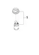 DORNBRACHT Kartusche mit Verschraubung ERSATZTEILE 90150504100 D. 25 x 50 mm Chrom, 90150504100-00 Galeriebild 2